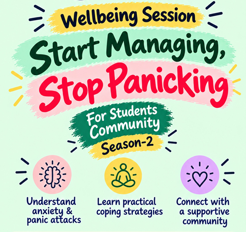 Wellbeing Session: Start Managing, Stop Panicking