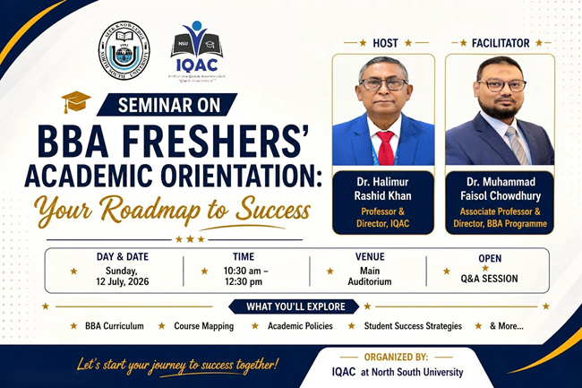 BBA FRESHERS' ACADEMIC ORIENTATION