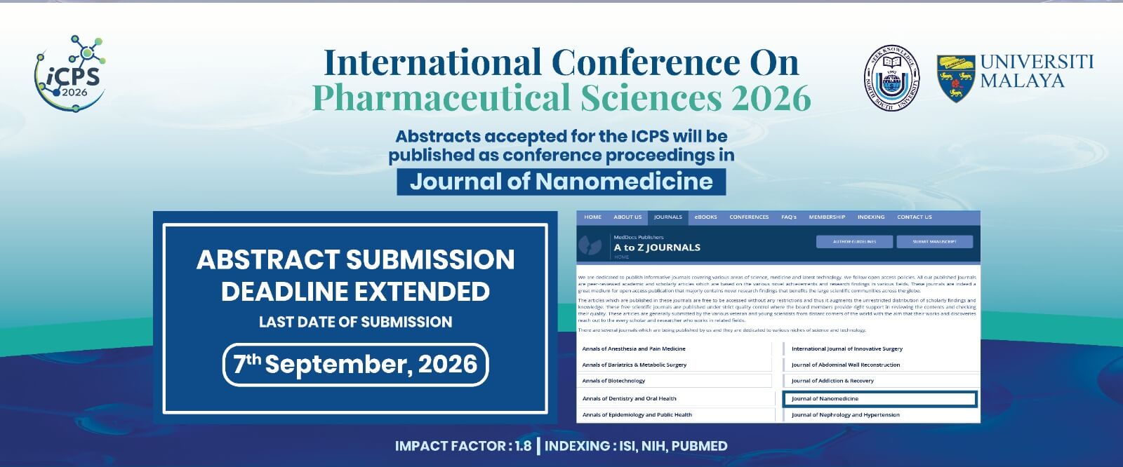 International Conference On Pharmaceutical Sciences 2026
